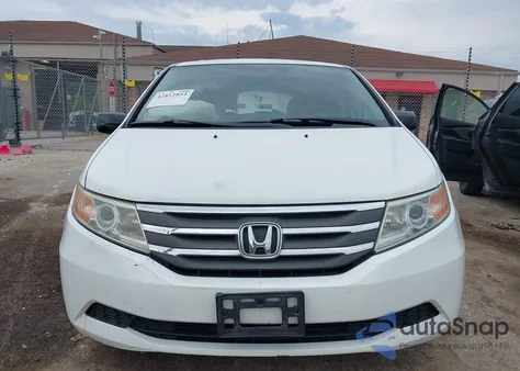 2013 Honda Odyssey Ex-L из США, поврежденный, VIN 5FNRL5H62DB048983